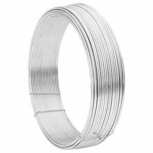 vidaXL Filo di recinzione Argento 33 m Cavo zincato a caldo immersione