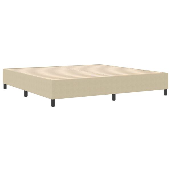 vidaXL Struttura letto piattaforma Grigio Verde 200 x 200 cm Tessuto