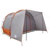 vidaXL Tenda da Campeggio 2 Persone Grigio e Arancione Impermeabile