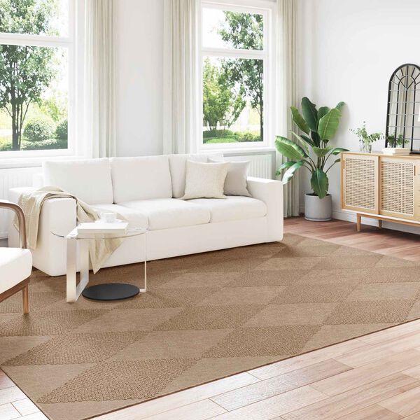 vidaXL Tappeti per area HUARTE Naturale 340 x 240 cm Poliestere