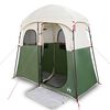 vidaXL Tenda da Doccia per 2 Persone Verde Impermeabile