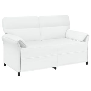 vidaXL Divano a 2 Posti 2 posto Bianco 158 x 83 x 95 cm Tessuto