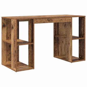 vidaXL Scrivania Legno vecchio 130 x 50.5 x 75 cm Legno multistrato