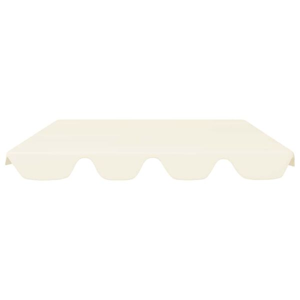vidaXL Baldacchino per Dondolo Giardino Crema 150/130x105/70 cm