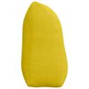 vidaXL Cuscino per Schiena Giallo 100 x 24 x 50 cm Velluto