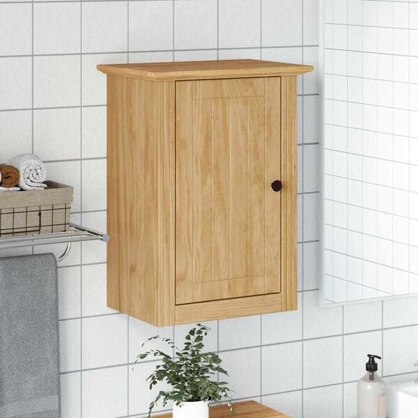 vidaXL Armadio da bagno a muro BODO Marrone miele 44 x 30 x 60 cm