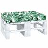 vidaXL Cuscino per Pallet Verde 120x80x12 cm in Tessuto