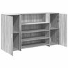 vidaXL Banco Reception Grigio Sonoma 180x50x103,5 cm Legno Multistrato