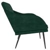 vidaXL Panca Verde Scuro 110x76x80 cm in Velluto