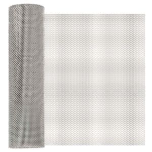 vidaXL Rete per schermatura 40 x 200 cm 8 Mesh Argento