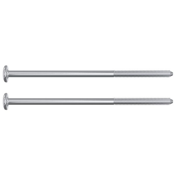 vidaXL Vite 12 pcs Argento M6 x 120 mm Acciaio