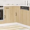 vidaXL Base Angolare da Cucina Kalmar Rovere Sonoma Legno Multistrato