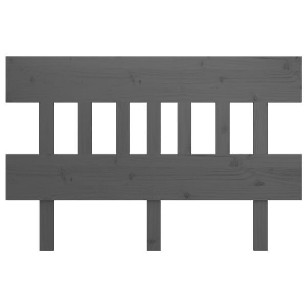 vidaXL Testiera per Letto Bianca 183,5x3x81 cm Legno Massello di Pino