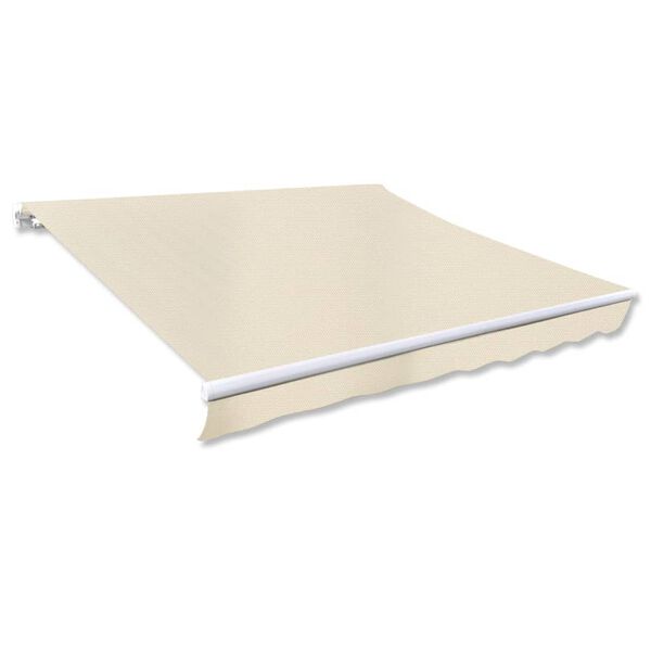 vidaXL Tenda da Sole Pieghevole 300 cm Crema
