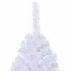vidaXL Albero di Natale artificiale Bianco 240 cm PVC e Acciaio