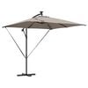 vidaXL Ombrellone 249 x 249 x 250 cm Poliestere e Alluminio Talpa