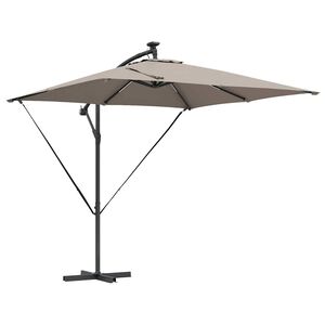 vidaXL Ombrellone 249 x 249 x 250 cm Poliestere e Alluminio Talpa
