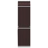 vidaXL Portaceppi Marrone 40x45x170 cm in Acciaio Zincato