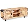 vidaXL Mobile Porta TV in Legno Grezzo di Mango 120x30x50 cm