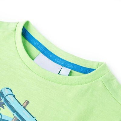 Maglietta da Bambino Verde Neon 92