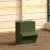 vidaXL Feeder per pollo Verde oliva 20 x 25 x 35 cm