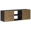 vidaXL Mobile TV con lo scaffale con porta Ottone 105 x 30 x 35 cm