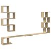vidaXL Mensola per TV da muro Rovere Sonoma 180 x 15 x 94 cm
