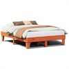 vidaXL Letto senza Materasso Marrone Cera 150x200 cm in Legno di Pino