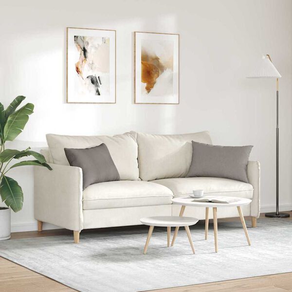 vidaXL Cuscini da Divano 2 pcs Talpa 60 x 40 cm Tessuto