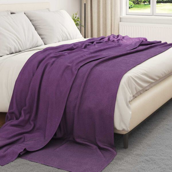 vidaXL Coperta Viola 270 x 240 cm Panno