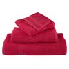 vidaXL Asciugamani da bagno Premium SOLUND 10 pz Rosso 100x150 cm 600 g/m&sup2;