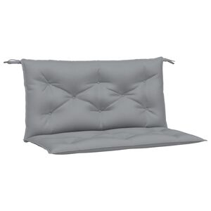 vidaXL Cuscini Panca da Giardino 2pz Grigi 100x50x7cm Tessuto Oxford