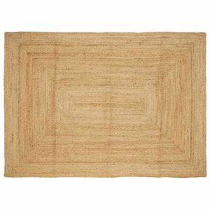 vidaXL Tappeto da Area Beige 240 x 340 cm Juta