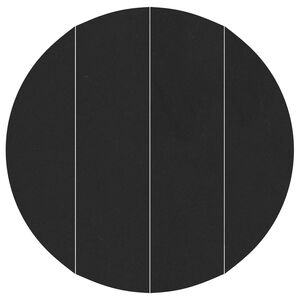 vidaXL Telo per Fondo Piscina Nero &Oslash; 458 cm Tessuto Non Tessuto