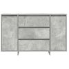 vidaXL Credenza Grigio cemento 120 x 41 x 75 cm Legno multistrato