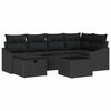vidaXL Set di divani 7 pz polyrattan