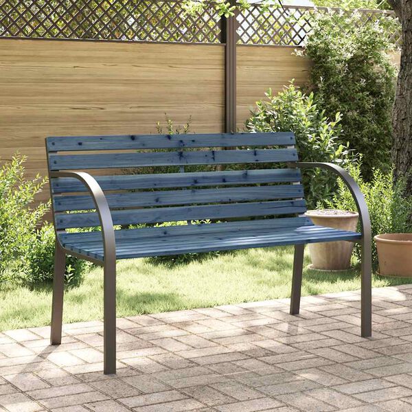 vidaXL Panca da Giardino 81 cm in Legno di Abete Cinese Grigia