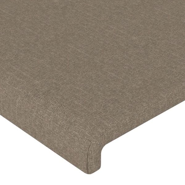 vidaXL Testiera 2 pz Tortora 90x5x78/88 cm in Tessuto