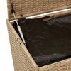 vidaXL Contenitore da Giardino Beige Misto 190L in Polyrattan