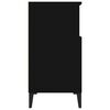 vidaXL Credenza Nero 60x35x70 cm in Legno Multistrato