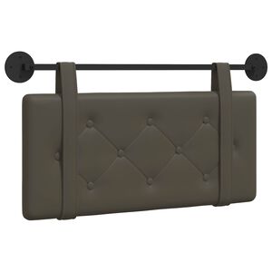 vidaXL Testiera sospesa Grigio Similpelle