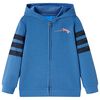 Felpa con Cappuccio e Cerniera per Bambini Blu 104
