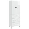 vidaXL Set di armadi 2 pz 66 x 34,5 x 90 cm Legno ingegnerizzato