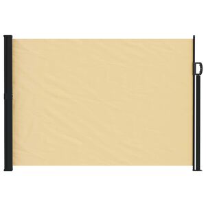 vidaXL Tenda laterale retrattile Sabbia 300 x 117 cm Poliestere