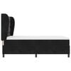 vidaXL Letto a molle con materasso Nero 200 x 140 cm Poliestere