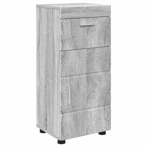 vidaXL Set di Armadi da Bagno TULUM Grigio Sonoma 37 x 31,5 x 82 cm