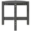 vidaXL Tavolino da Salotto Grigio &Oslash; 52,5x45 cm Legno Massello di Pino