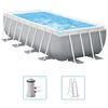 Intex Set Piscina Prism Frame Rettangolare 400x200x122 cm