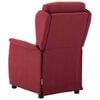 vidaXL Poltrona reclinabile Rosso vino 67.5 x 93.5 x 101.5 cm Tessuto