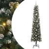vidaXL Albero di Natale artificiale con 300 LED Verde 240 cm